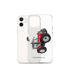 The Tractor Mugs Store Massey Ferguson 6180 | Clear Case for iPhone® Quality Farmers Merch