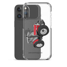 The Tractor Mugs Store Massey Ferguson 6180 | Clear Case for iPhone® Quality Farmers Merch