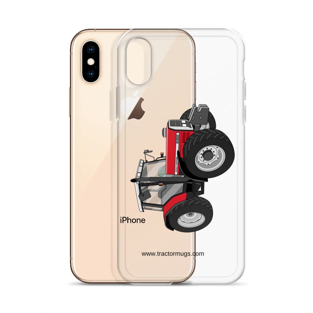 The Tractor Mugs Store Massey Ferguson 6180 | Clear Case for iPhone® Quality Farmers Merch
