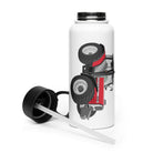 The Tractor Mugs Store Massey Ferguson 6180 | Stainless steel water bottle with a straw lid Quality Farmers Merch