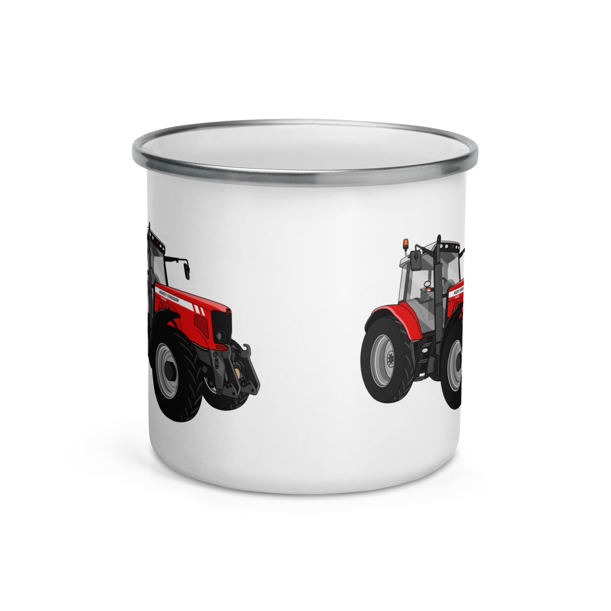 The Tractor Mugs Store Massey Ferguson 6480 | Enamel Mug Quality Farmers Merch