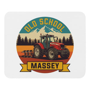 The Tractor Mugs Store Massey Ferguson 6480 OLD SCHOOL MASSEY Outdoor | Mouse Mat Quality Farmers Merch