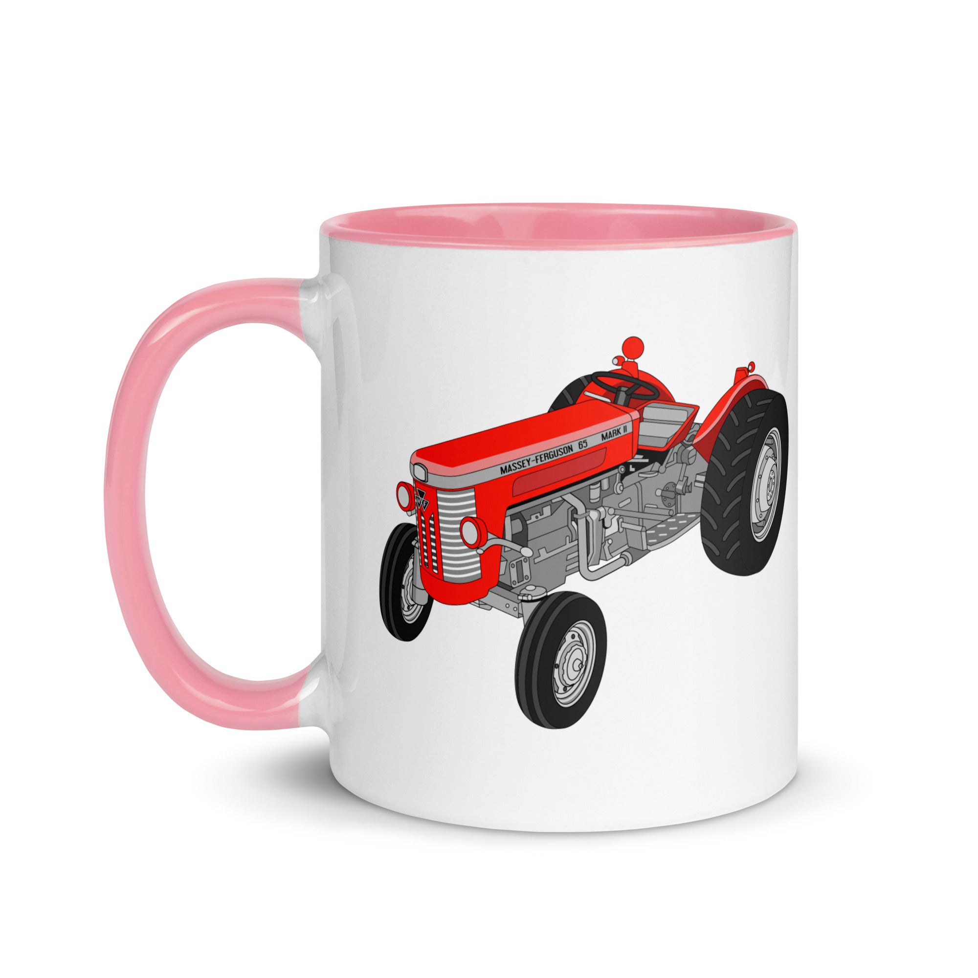 The Tractor Mugs Store Massey-Ferguson 65 Mark II | Mug with Color Inside Quality Farmers Merch