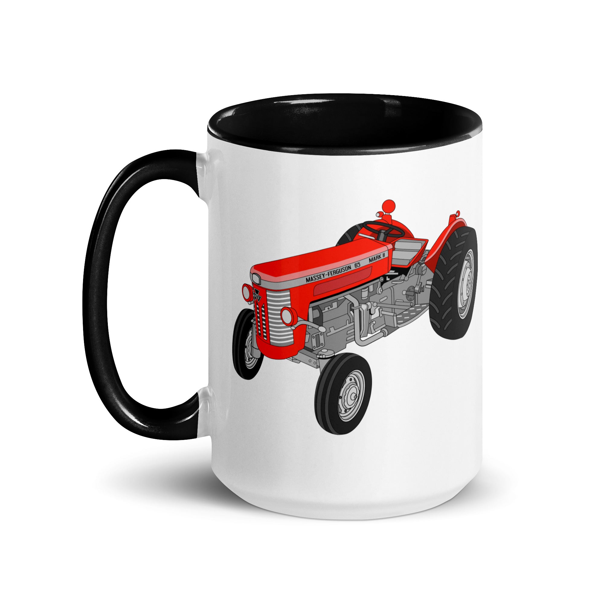 The Tractor Mugs Store Massey-Ferguson 65 Mark II | Mug with Color Inside Quality Farmers Merch