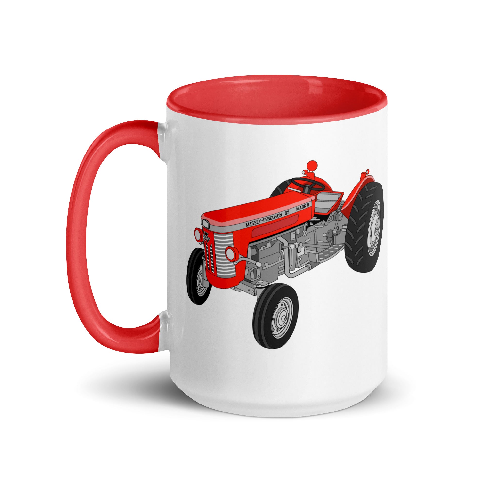 The Tractor Mugs Store Massey-Ferguson 65 Mark II | Mug with Color Inside Quality Farmers Merch