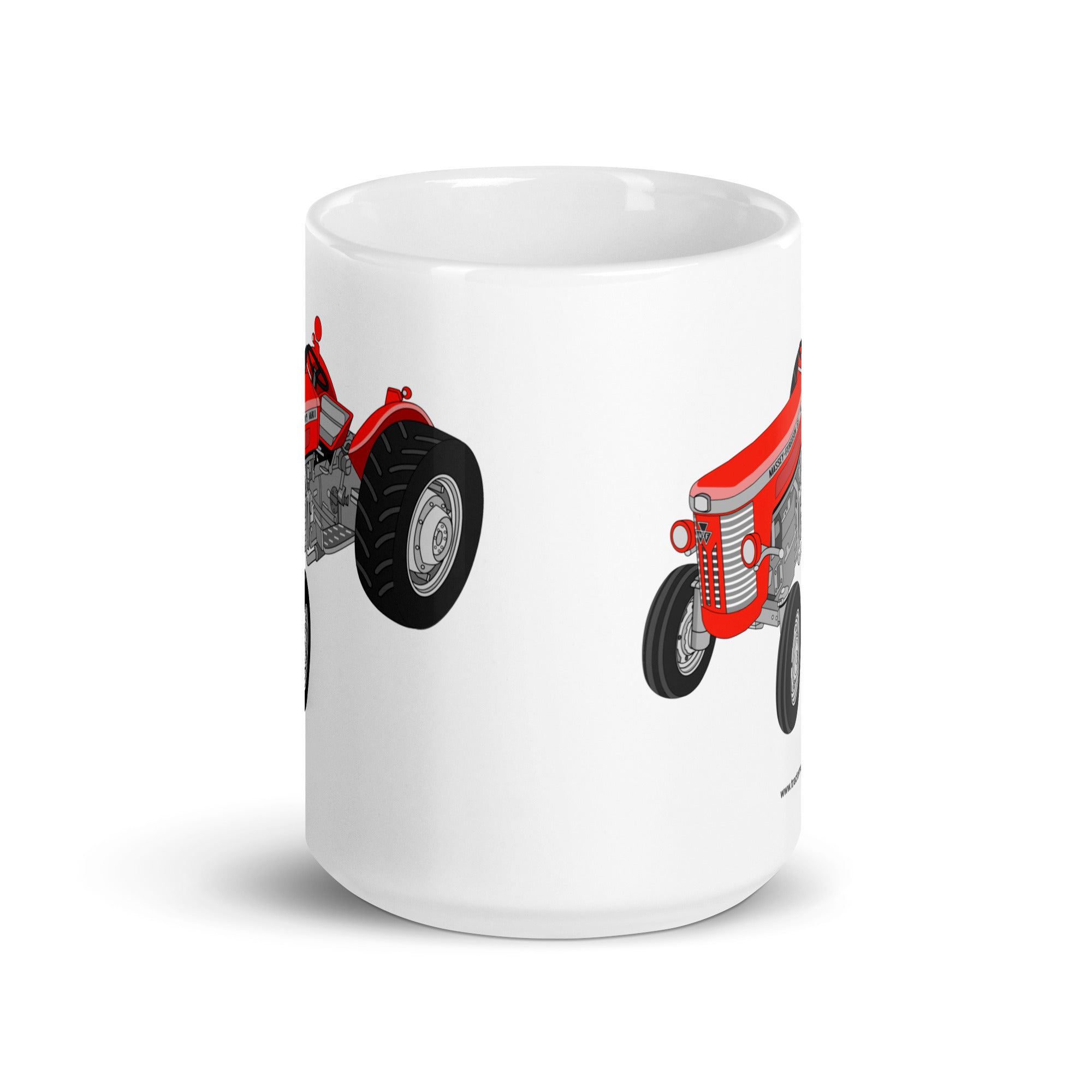 The Tractor Mugs Store Massey-Ferguson 65 Mark II | White glossy mug Quality Farmers Merch