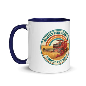 The Tractor Mugs Store Massey Ferguson 760 Massey Ferguson 760 SIMPLY THE BEST | Mug with Colour Inside Quality Farmers Merch