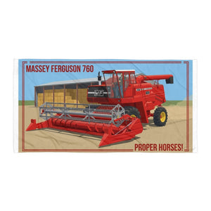 The Tractor Mugs Store Massey Ferguson 760 PROPER HORSES! | Super Soft Towel Quality Farmers Merch