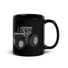 The Tractor Mugs Store Massey Ferguson 7726S Black Beauty | Black Glossy Mug Quality Farmers Merch