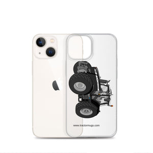 The Tractor Mugs Store Massey Ferguson 7726S Black Beauty | Clear Case for iPhone® Quality Farmers Merch