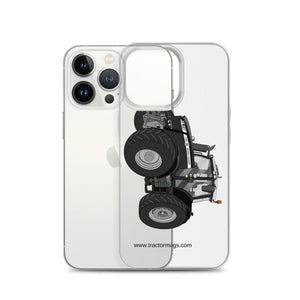 The Tractor Mugs Store Massey Ferguson 7726S Black Beauty | Clear Case for iPhone® Quality Farmers Merch