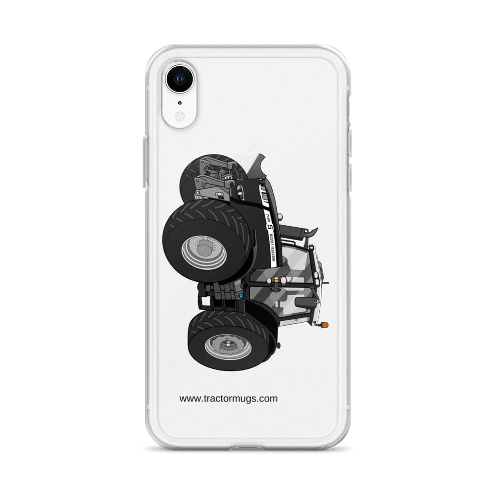 The Tractor Mugs Store Massey Ferguson 7726S Black Beauty | Clear Case for iPhone® Quality Farmers Merch