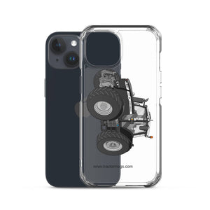 The Tractor Mugs Store Massey Ferguson 7726S Black Beauty | Clear Case for iPhone® Quality Farmers Merch
