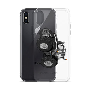 The Tractor Mugs Store Massey Ferguson 7726S Black Beauty | Clear Case for iPhone® Quality Farmers Merch