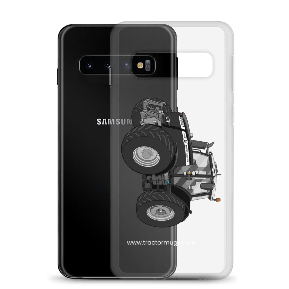 The Tractor Mugs Store Massey Ferguson 7726S Black Beauty | Clear Case for Samsung® Quality Farmers Merch