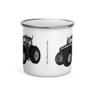 The Tractor Mugs Store Massey Ferguson 7726S Black Beauty | Enamel Mug Quality Farmers Merch