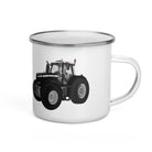 The Tractor Mugs Store Massey Ferguson 7726S Black Beauty | Enamel Mug Quality Farmers Merch