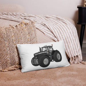 The Tractor Mugs Store Massey Ferguson 7726S Black Beauty | Pillow Case Quality Farmers Merch
