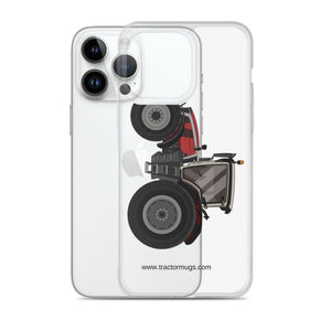 The Tractor Mugs Store Massey Ferguson 8S 265 (2020) | Clear Case for iPhone® Quality Farmers Merch