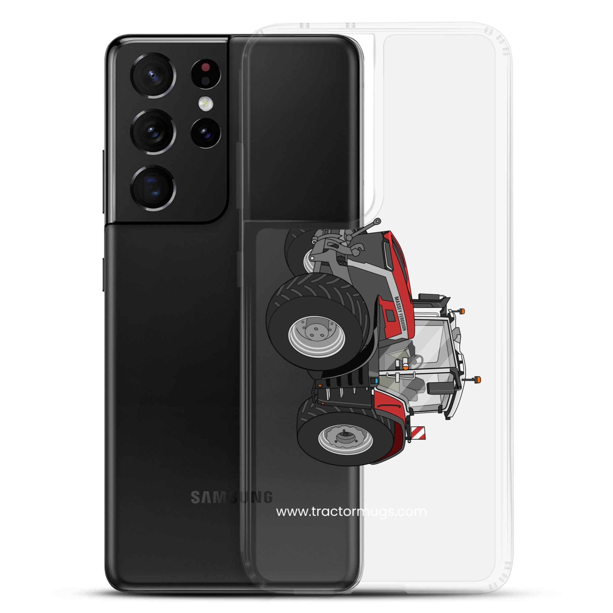 The Tractor Mugs Store Massey Ferguson 9X | Clear Case for Samsung® Quality Farmers Merch