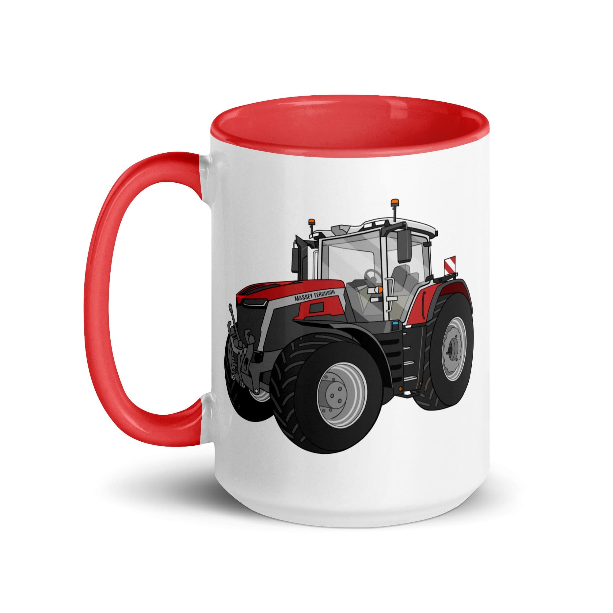 The Tractor Mugs Store Massey Ferguson 9X | Mug with Color Inside Quality Farmers Merch