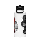 The Tractor Mugs Store Massey Ferguson 9X | Stainless steel water bottle with a straw lid Quality Farmers Merch
