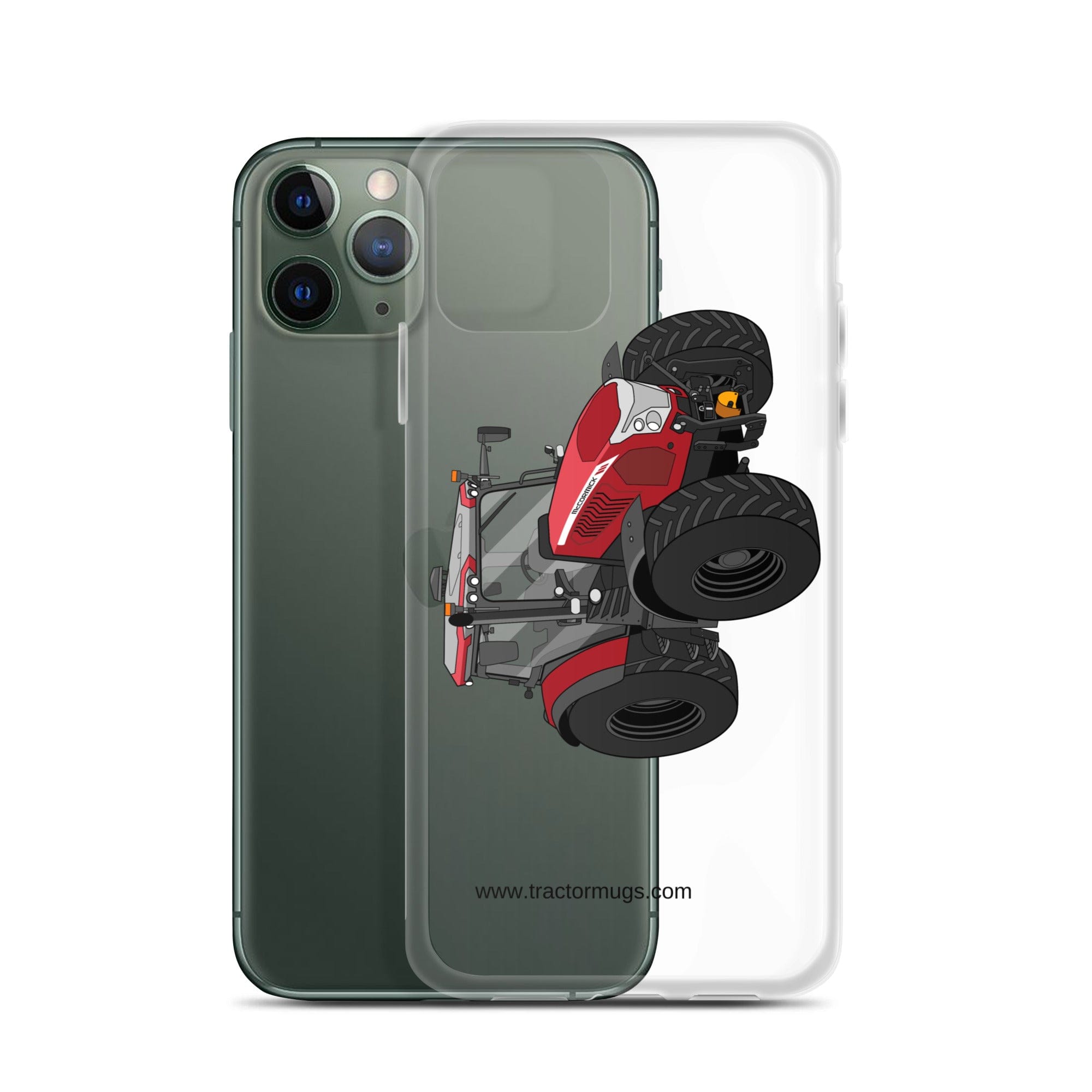 The Tractor Mugs Store McCormick X6 Vt Drive | Clear Case for iPhone® Quality Farmers Merch