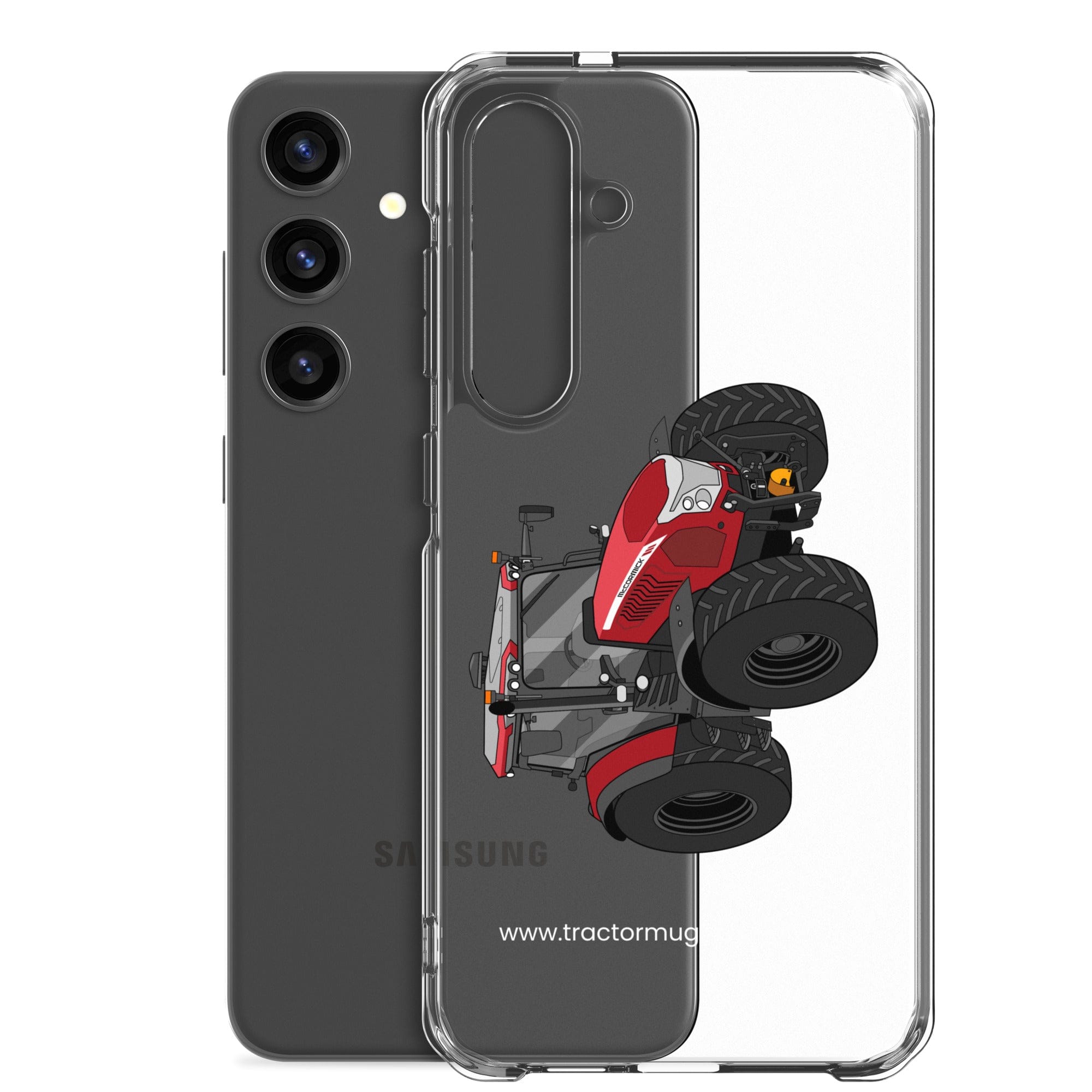 The Tractor Mugs Store McCormick X6 Vt Drive | Clear Case for Samsung® Quality Farmers Merch