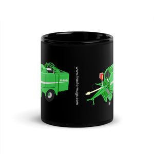 The Tractor Mugs Store McHale Fusion 2 Big Baler | Black Glossy Mug Quality Farmers Merch