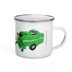 The Tractor Mugs Store McHale Fusion 2 Big Baler | Enamel Mug Quality Farmers Merch