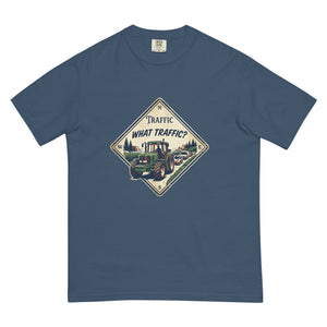 The Tractor Mugs Store Midnight / S John Deere 6930 TRAFFIC WHAT TRAFFIC? Heritage | Unisex Premium T-shirt Quality Farmers Merch
