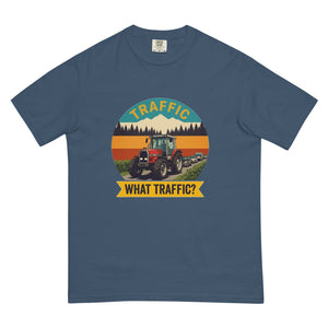 The Tractor Mugs Store Midnight / S Massey Ferguson 3075 TRAFFIC WHAT TRAFFIC? Outdoor | Unisex Premium T-shirt Quality Farmers Merch