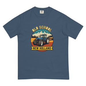 The Tractor Mugs Store Midnight / S New Holland TM 155 OLD SCHOOL NEW HOLLAND Outdoor | Unisex Premium T-shirt Quality Farmers Merch