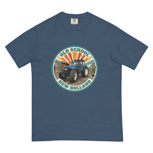 The Tractor Mugs Store Midnight / S New Holland TM 155 OLD SCHOOL NEW HOLLAND Retro | Unisex Premium T-shirt Quality Farmers Merch