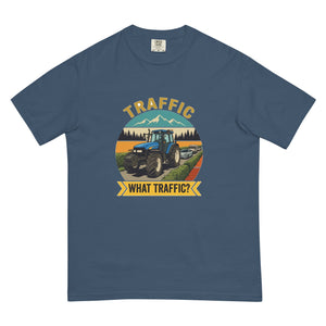 The Tractor Mugs Store Midnight / S New Holland TM 155 TRAFFIC WHAT TRAFFIC? Outdoor | Unisex Premium T-shirt Quality Farmers Merch