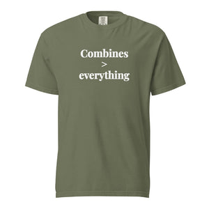 The Tractor Mugs Store Moss / S Combines > Everything | Unisex Premium T-shirt Quality Farmers Merch