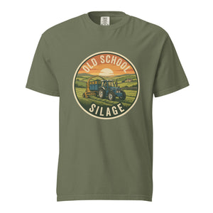 The Tractor Mugs Store Moss / S Ford 7810 Old School Silage | Unisex Premium T-shirt Quality Farmers Merch
