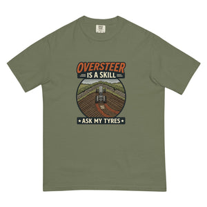 The Tractor Mugs Store Moss / S Oversteer Is A Skill | Unisex Premium T-shirt Quality Farmers Merch