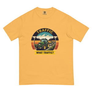 The Tractor Mugs Store Mustard / S John Deere 6930 TRAFFIC WHAT TRAFFIC? Outdoor | Unisex Premium T-shirt Quality Farmers Merch