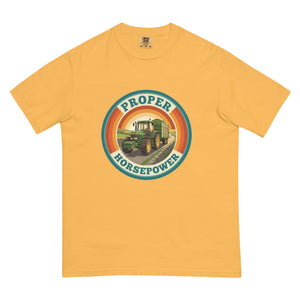 The Tractor Mugs Store Mustard / S John Deere 7810 PROPER HORSEPOWER | Unisex Premium T-shirt Quality Farmers Merch