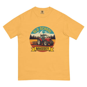 The Tractor Mugs Store Mustard / S Massey Ferguson 6480 OLD SCHOOL MASSEY Outdoor | Unisex Premium T-shirt Quality Farmers Merch