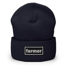The Tractor Mugs Store Navy OASIS Style 'Farmer' | Cuffed Beanie Quality Farmers Merch