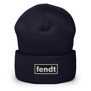 The Tractor Mugs Store Navy OASIS Style 'Fendt' | Cuffed Beanie Quality Farmers Merch