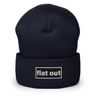 The Tractor Mugs Store Navy OASIS Style 'Flat Out' | Cuffed Beanie Quality Farmers Merch