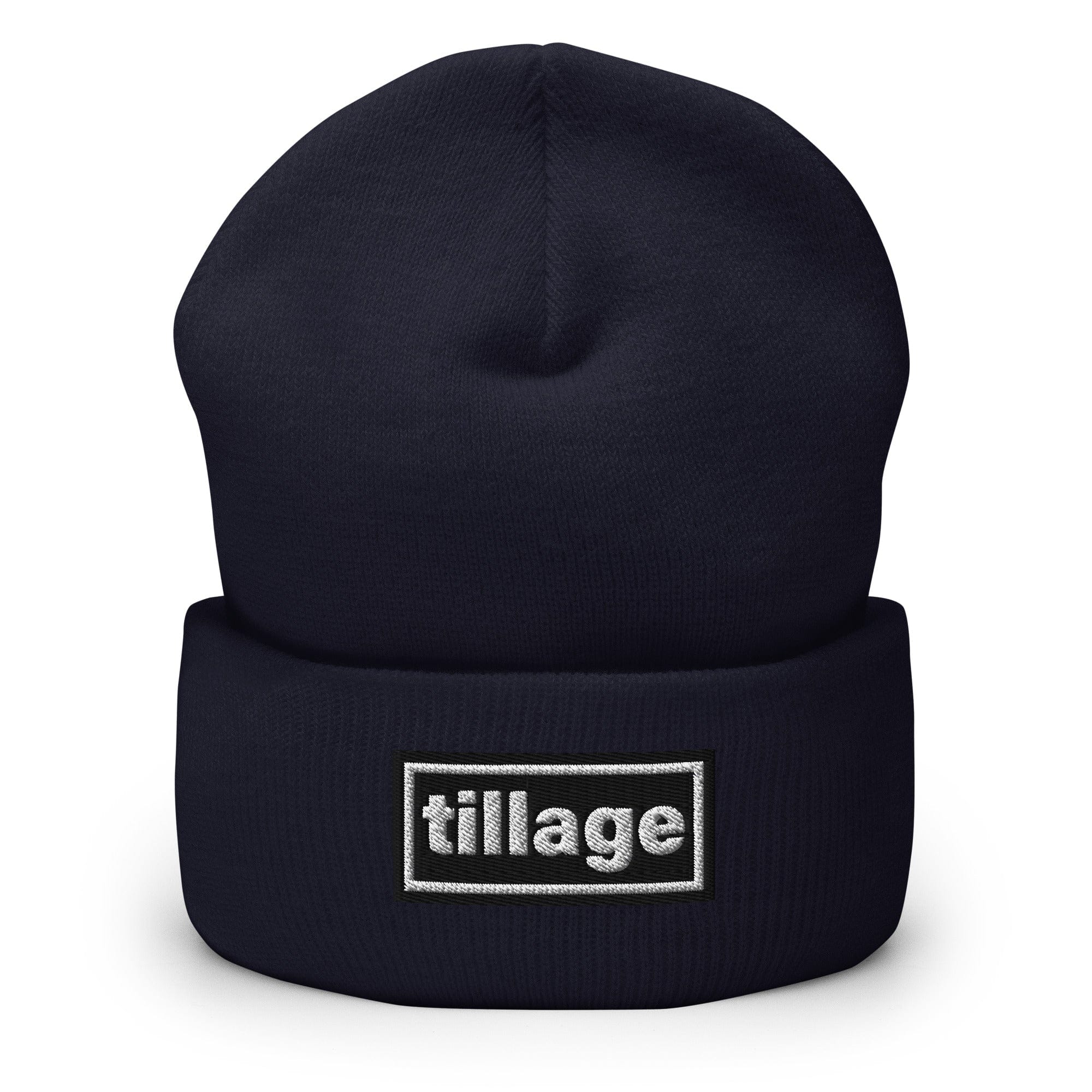 The Tractor Mugs Store Navy OASIS Style 'Tillage' | Cuffed Beanie Quality Farmers Merch