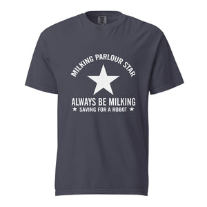 The Tractor Mugs Store Navy / S Milking Parlor Star | Unisex Premium T-Shirt Quality Farmers Merch