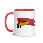 The Tractor Mugs Store New Holland 274 Square Baler | Mug with Color Inside Quality Farmers Merch