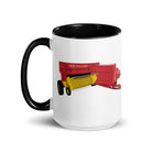The Tractor Mugs Store New Holland 274 Square Baler | Mug with Color Inside Quality Farmers Merch
