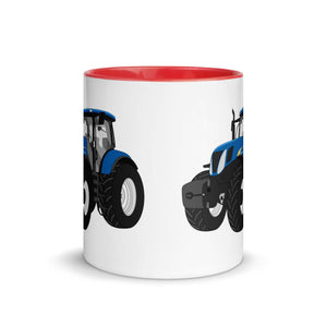 The Tractor Mugs Store New Holland 7040 | Mug with Color Inside Quality Farmers Merch