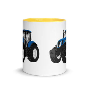 The Tractor Mugs Store New Holland 7040 | Mug with Color Inside Quality Farmers Merch